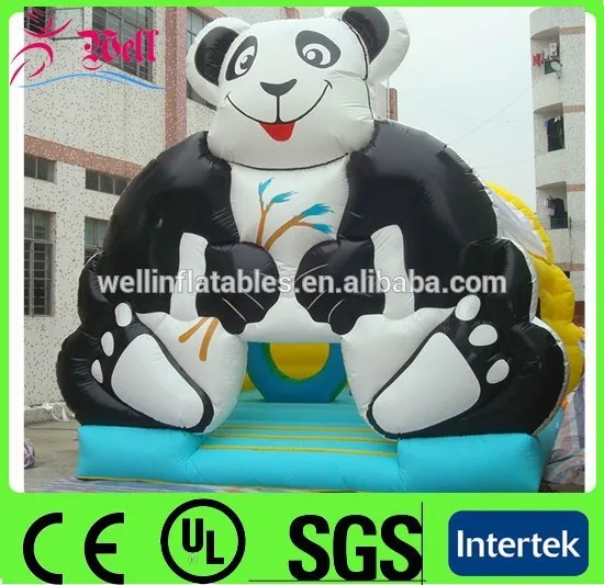 panda inflatable bouncer / inflatable bouncy castle / sale cheap bouncy castle