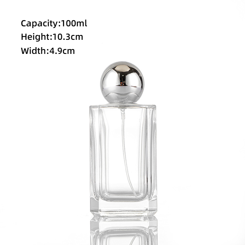 100ml square perfume bottle