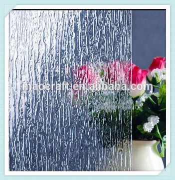 clear patterned glass decorative glass for sliding door
