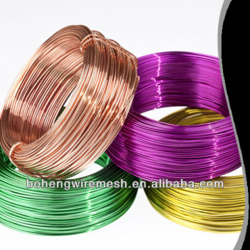 BRIGHT COLORED ALUMINUM WIRE WITH ISO QUALITY