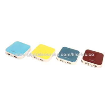 6,600mAh Fashionable Power Banks with Dual-USB and Long Standby Time, Various Colors Available