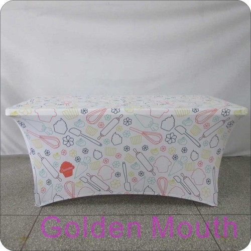 6 FT Custom Logo Printed Table Cover