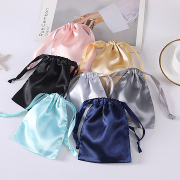 Bán nóng tùy chỉnh túi dây rút satin cho lưu trữ trang sức