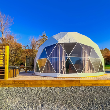 High Quality Outdoor GeoDome Tent with Bathroom: Garden Foam Party Shelter & Greenhouse