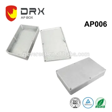 Aluminum pedal box with polished surface