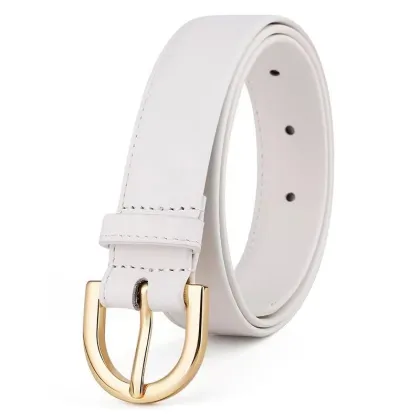 Leather Woven Casual Waist Belt
