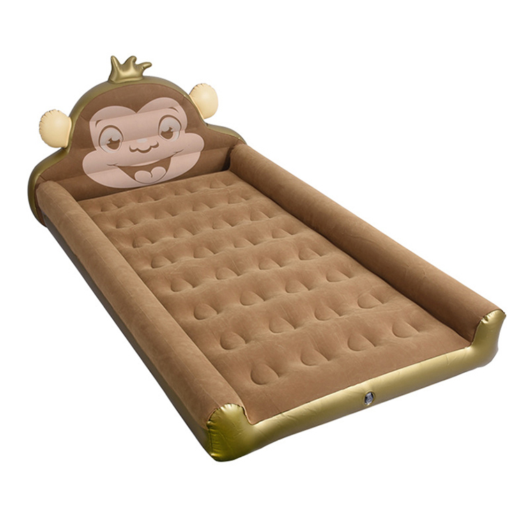 Kiddie melipat Airbed Kids bepergian ke kasur udara tiup