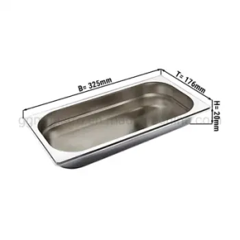 Stainless Steel Food Container/ Gelato Ice Cream Pan