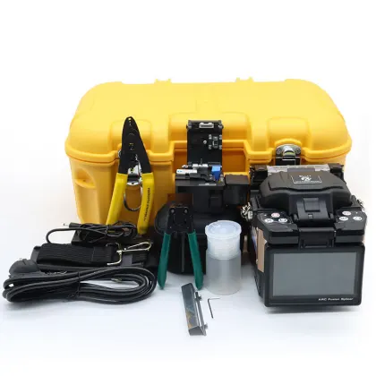 Competitive clad to clad splicing machine