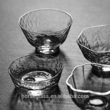2016 Promotional Products Tableware Heat Resistant Antique Glass Tea Tumbler with Gold Rim