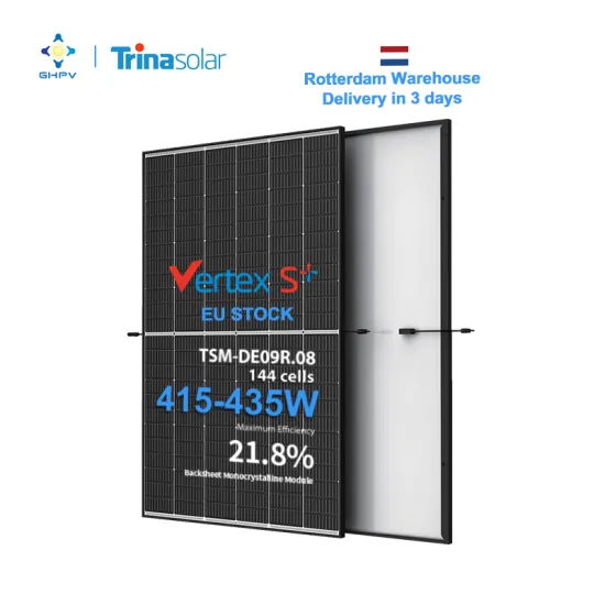 Eu Rotterdam Stock: Trina Solar Vertex Plus TSM-DE09R.08 Solar Panels in 415W, 420W, 425W, 430W, 435W with Black Frame