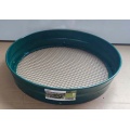 Garden metal sieves with replaceable meshes