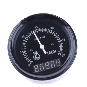 Digital Timer Hour Gauge 85mm Engine Speed Meter for Diesel Power Generator Set