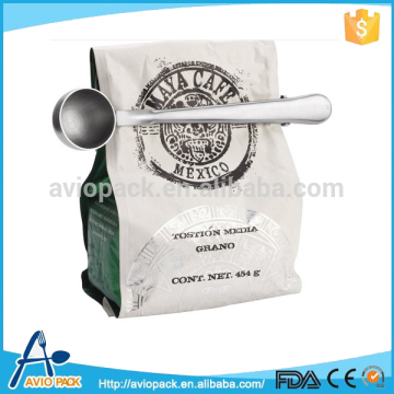 Hot sale Stainless steel coffee spoon with clip