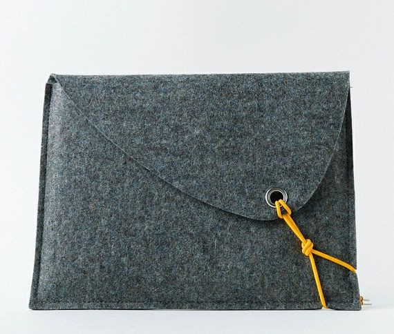 custom felt envelope bag