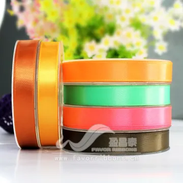 4" wide satin ribbon