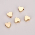 Accesorios de joyas Love Beads Copper Heart Beads 50pcs