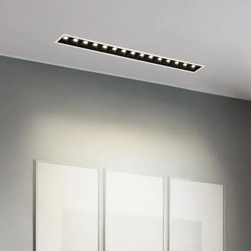 5 Years Warranty Dimmable Black White Ceiling Recessed SMD 30W 15W LED Grille Linear Downlight
