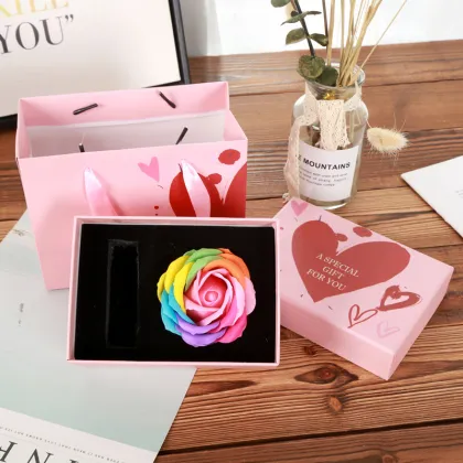 Preserved Flower Packaging Lipstick Gift Boxes