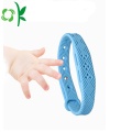 Bracelet anti-moustiques fait sur commande de silicone d&#39;huile essentielle naturelle