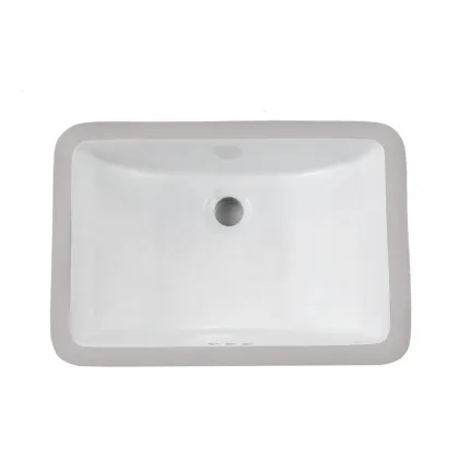 Cheap White Ceramic Marble Bathroom Washbasin with CUPC Certifications