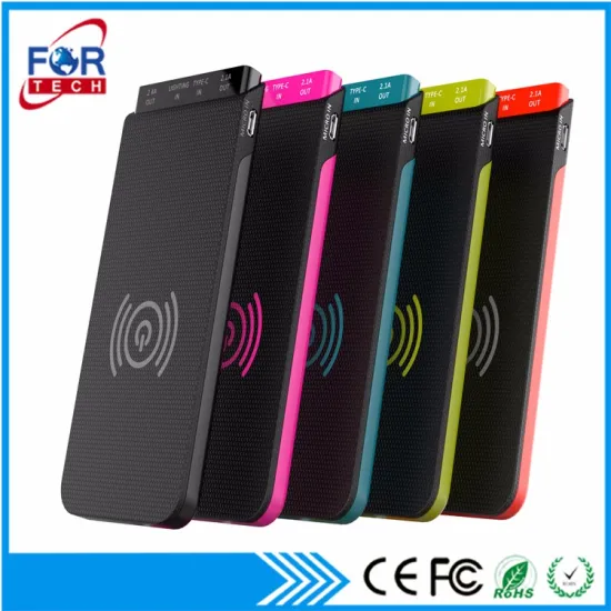 2017 Hot New Products Qi Wireless Power Charger 10000mAh Built-in Li-Polymer Battery