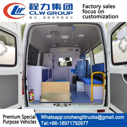 Chengli Factory Price 4x2 Datong V80 Short Axle Ambulance Van