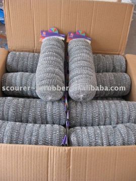 kitchen cleaning galvanized mesh scourer