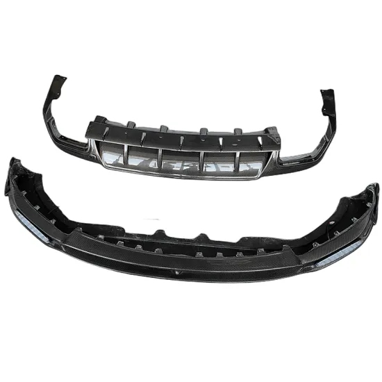 High-Quality Carbon Fiber M-Style Front Lip and Rear Diffuser Kit for Maserati Levante Upgraded Body Kit
