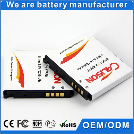 3.7v Lithium-ion china mobile battery KP500/KC550/KX500/KV500 for LG
