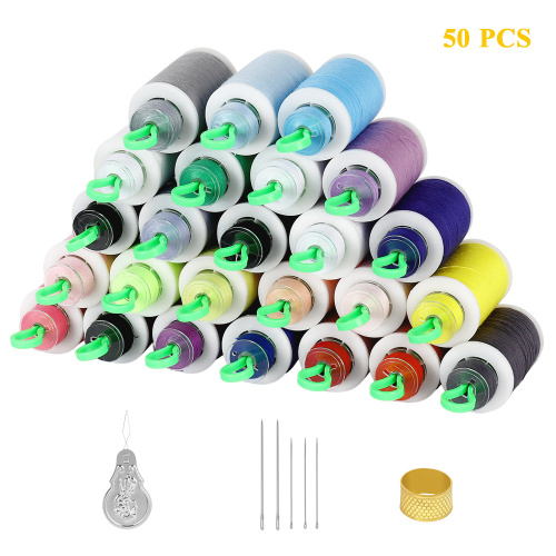 Sewing Kit with 50 PCS Sewing Thread with Bobbins and Spools Supplier