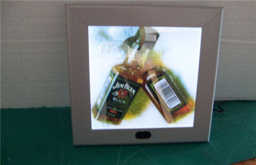 Waterproof Acrylic Light Box Magic Mirror A4 Outdoor Advertising Display