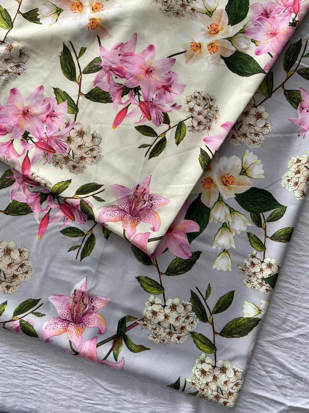 75d Poly Four Way Print Fabric