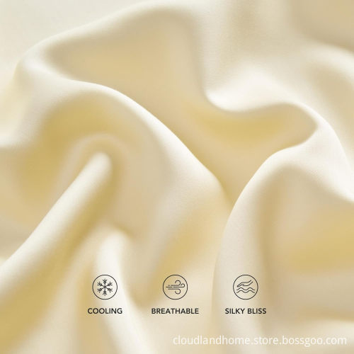 Tencel Vegan Silk Bedding Set - Silky Tencel Silk Bed Sheets