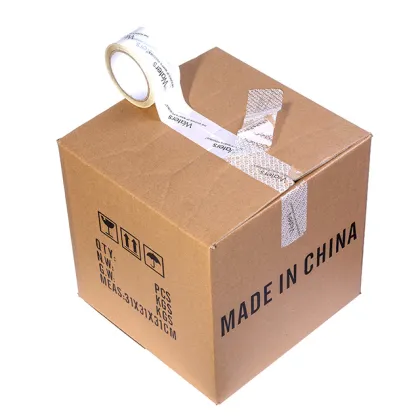 Tamper evident tape for food product