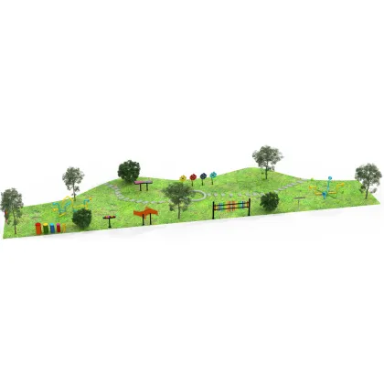 Outdoor Children's Playgrounds: Musical Instruments, Percussion Music, and Fun Equipment for Playtime