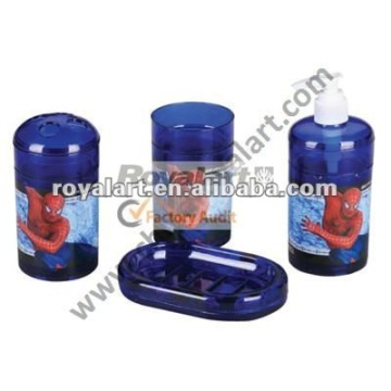 plastic bathroom set