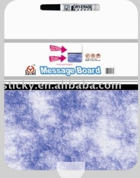 stick board with marker