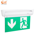 Exit bord met rennende man