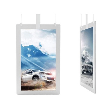 55 Inch 4K Hanging Ceiling Advertising Player - Ultrathin Double Sided LCD Monitor