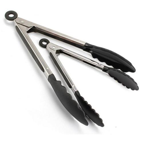 High Quality Salad Kitchen Utensils Locking Metal Tong