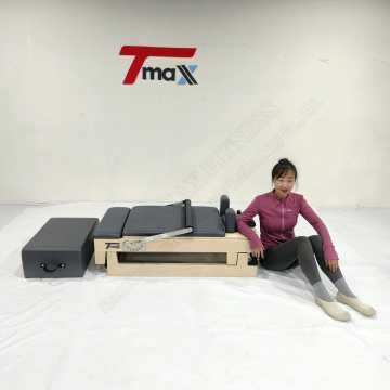 High Quality Maple Wood Foldable Reformer Pilates Machine for Commercial Use - Tmax