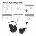 Glare Trimless nélküli süllyesztett mennyezet Downlight LED reflektorfény