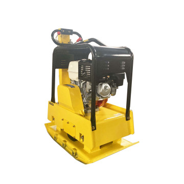 GX160 Vibratory Concrete Earth Compactor Reversible Plate Compactor with Water Tank