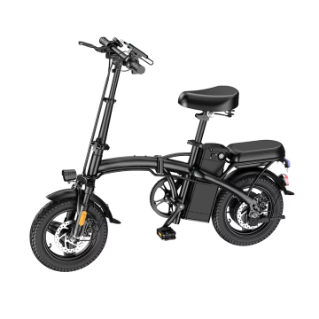 Sepeda Listrik Lipat 48V 14 Inci Baterai Lithium Jangkauan 25-35Km Rem Cakram Sepeda Listrik E-Sepeda