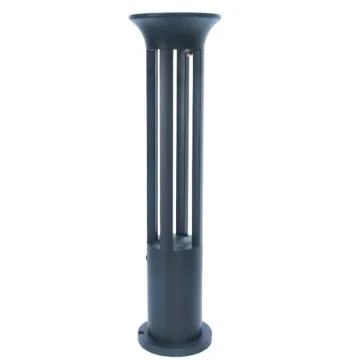 Solar lawn light with solar panel