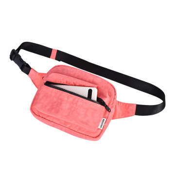 Women's Waterproof Polyester Unisex Custom Print Belt Waist Bag Fanny Pack
