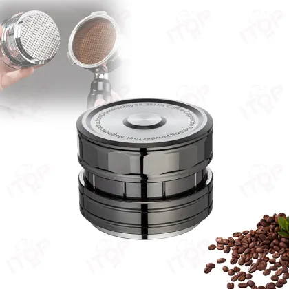 58mm Stainless Steel Coffee Tamper - Barista Tool for Coffee Powder Press