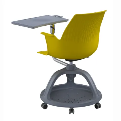 High-Quality Student Plastic Chair with Tablet Writing Table for Schools