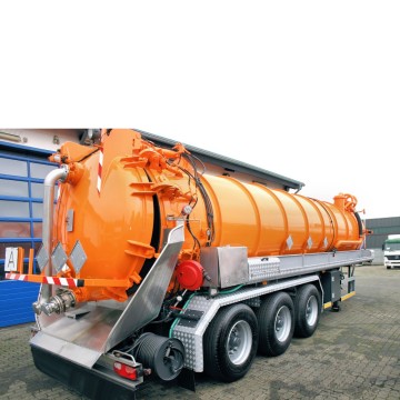 Industrial Oily Sludge Vacuum Semi Trailer